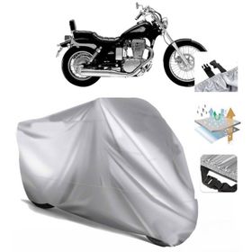 Suzuki LS 650 Savage Siyah Arka Çanta Uyumsuz Ultra Kalın Su Geçirmez Motor Brandası