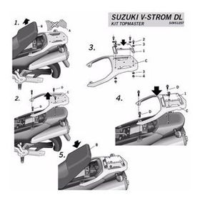 Suzuki V-Strom DL1000 Miflonlu Motor Brandası