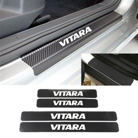 Suzuki Vitara 4 Adet Karbon Kapı Eşiği Sticker