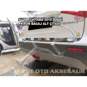 Suzuki Vitara Formlu 2015 Üzeri Krom Bagaj Alt Çıtası