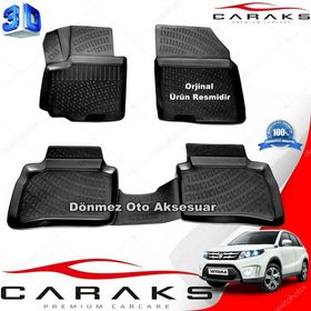 Suzuki Vitara Uyumlu 3D Universal Havuzlu Paspas