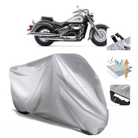 Suzuki VL 800 Intruder Arka Çanta Uyumsuz Ultra Kalın Su Geçirmez Motor Brandası