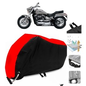 Suzuki VZ 800 Intruder M800 Siyah Arka Çanta Uyumsuz Ultra Kalın Su Geçirmez Motor Brandası
