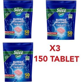Süzz 150 Adet Bulaşık Makinesi Tableti (3 adet)