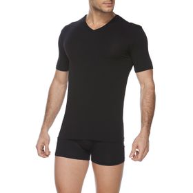 SVM 9022 Siyah V Yaka Erkek T-Shirt