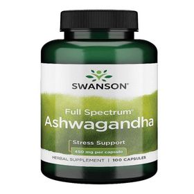 Swanson Ashwagandha Herbal Supplement 100 Kapsül