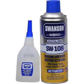 Swanson Works 250 ml Mdf Kit Profesyonel Hızlı Yapıştırıcı Seti