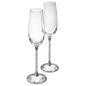 Swarovski 255678 Crystalline Toasting Flutes Set Of 2 Ev Dekorasyonu