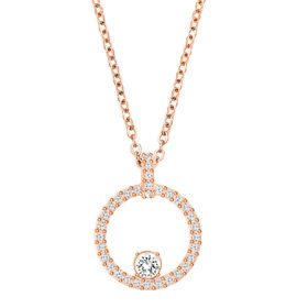 Swarovski 5202446 Creativity Cir Cry Ros Swarovski Kolye