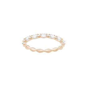 Swarovski 5366573 50 Vittore Marquise Beyaz Pembe Altın Rengi Kaplama Yüzük