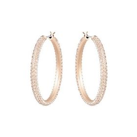 Swarovski 5383938 Stone Hoop Silk Ros Swarovski Küpe
