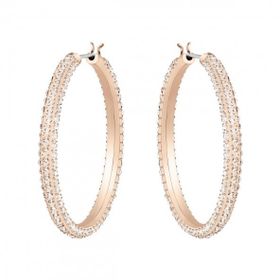 Swarovski 5383938 Stone Hoop Silk Ros Swarovski Küpe