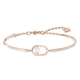 Swarovski 5472382 North Oval Pave Czwh Ros M Swarovski Bilezik