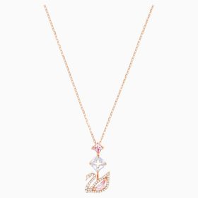 Swarovski 5473024 Dazzling Swan Y Czmo Ros Swarovski Kolye
