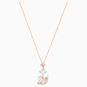 Swarovski 5473024 Dazzling Swan Y Czmo Ros Swarovski Kolye