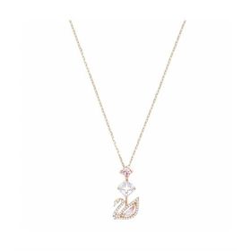 Swarovski 5473024 Dazzling Swan Y Czmo Ros Swarovski Kolye