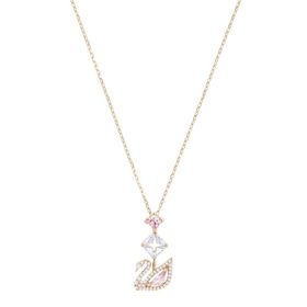 Swarovski 5473024 Dazzling Swan Y Czmo Ros Swarovski Kolye