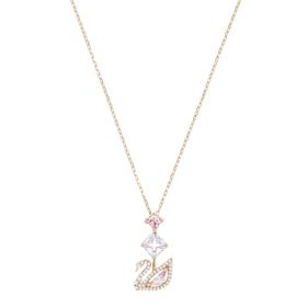 Swarovski 5473024 Dazzling Swan Y Czmo Ros Swarovski Kolye