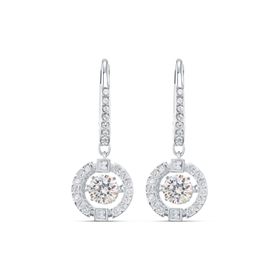 Swarovski 5504652 Sparkling Dc Drop Czwh Cry Rhs 2 Swarovski Küpe