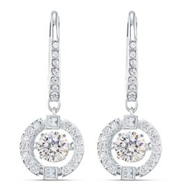 Swarovski 5504652 Sparkling Dc Drop Czwh Cry Rhs 2 Swarovski Küpe