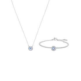 Swarovski 5506386 Sparkling Dc Blue Czfu Cry Rhs Swarovski Takı Seti