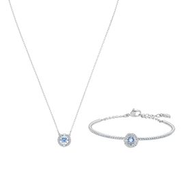 Swarovski 5506386 Sparkling Dc Blue Czfu Cry Rhs Swarovski Takı Seti