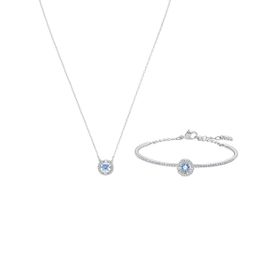Swarovski 5506386 Sparkling Dc Blue Czfu Cry Rhs Swarovski Takı Seti