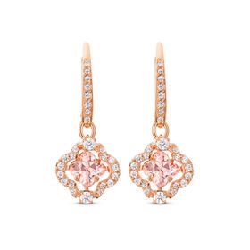 Swarovski 5516477 Sparkling Dc Clover Czmo Ros Swarovski Küpe