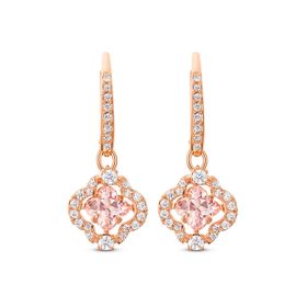 Swarovski 5516477 Sparkling Dc Clover Czmo Ros Swarovski Küpe