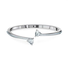 Swarovski 5518814 Attract Soul Bangle Heart Czwh Cry Rhs M Swarovski Bileklik