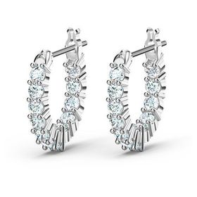 Swarovski 5562126 Vıttore-Pe Mını Hoop Czwh-Rhs Swarovski Küpe