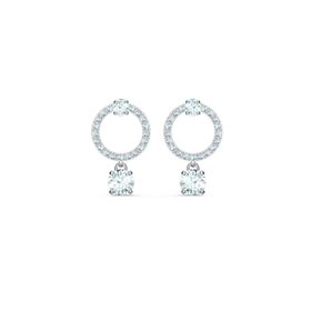 Swarovski 5563278 Attract-Pe Cır Czwh-Cry-Rhs Swarovski Küpe