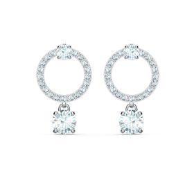 Swarovski 5563278 Attract-Pe Cır Czwh-Cry-Rhs Swarovski Küpe