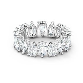 Swarovski 5563966 Vıttore-Rıng Pear Czwh-Rhs 55 Swarovski Yüzük