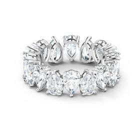 Swarovski 5563966 Vıttore-Rıng Pear Czwh-Rhs 55 Swarovski Yüzük