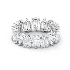 Swarovski 5563966 Vıttore-Rıng Pear Czwh-Rhs 55 Swarovski Yüzük