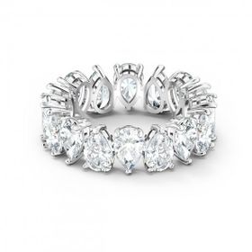 Swarovski 5572824 Vıttore-Rıng Pear Czwh-Rhs 58 Swarovski Yüzük