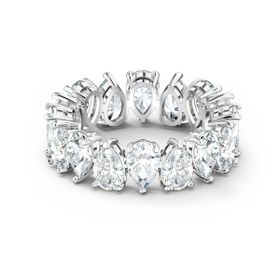 Swarovski 5572824 Vıttore-Rıng Pear Czwh-Rhs 58 Swarovski Yüzük