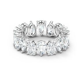 Swarovski 5572824 Vıttore-Rıng Pear Czwh-Rhs 58 Swarovski Yüzük