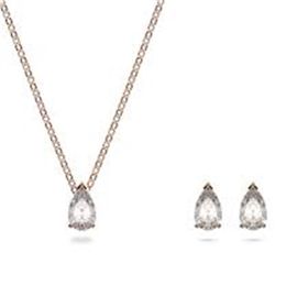 Swarovski 5576114 SS Te Attract White-Ros Set