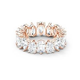 Swarovski 5586162 Vıttore-Rıng Pear Czwh-Ros 2 60 Swarovski Yüzük