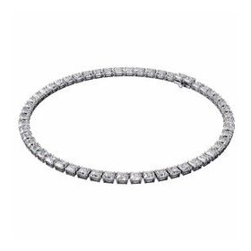 Swarovski 5599153 Millenia All Around Square Cut Beyaz Rodyum Kaplama Kolye