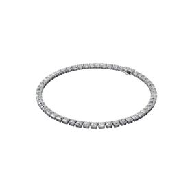 Swarovski 5599153 Millenia All Around Square Cut Beyaz Rodyum Kaplama Kolye