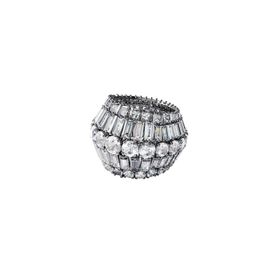 Swarovski 5610393 Hyperbola:Rıng L Rows Whıte/Rhs 52 Swarovski Yüzük