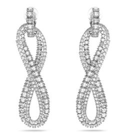 Swarovski 5616586 Hyperbola Clip Beyaz Rodyum Kaplama Küpe