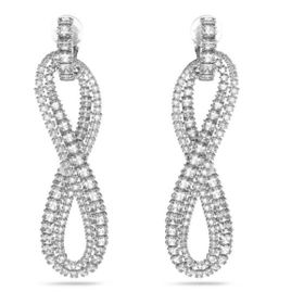 Swarovski 5616586 Hyperbola Clip Beyaz Rodyum Kaplama Küpe