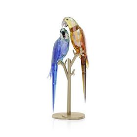 Swarovski 5619218 Jungle Beats Parrot Couple Biblo