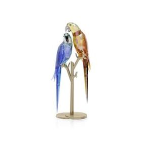 Swarovski 5619218 Jungle Beats Parrot Couple Biblo