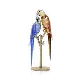Swarovski 5619218 Jungle Beats Parrot Couple Biblo