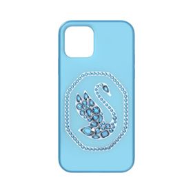 Swarovski 5625622 Signum iPhone 12/12 Pro Mavi Telefon Kılıfı